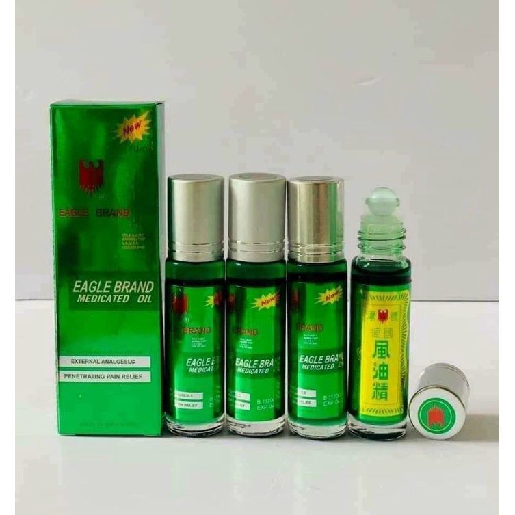 DẦU NƯỚC XANH DẠNG LĂN SINGAPORE  10ml