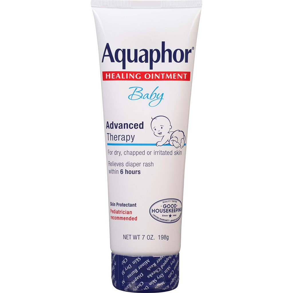 [Date 10/2022 198g] Kem dưỡng da chống hăm Aquaphor Baby Advanced Therapy Healing Ointment Skin