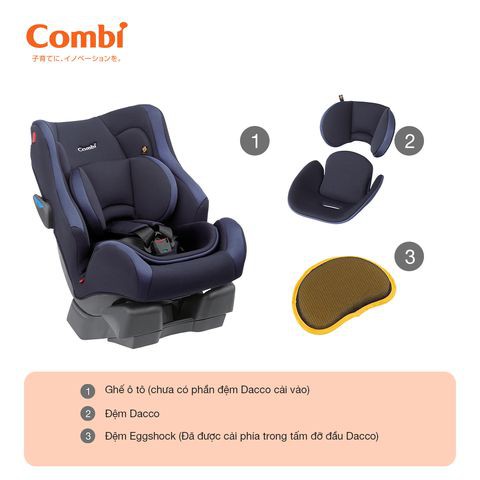 Ghế ngồi ô tô cho bé COMBI WEGO LONG từ 0 đến 7 tuổi - HÀNG CHÍNH HANG LIMITED