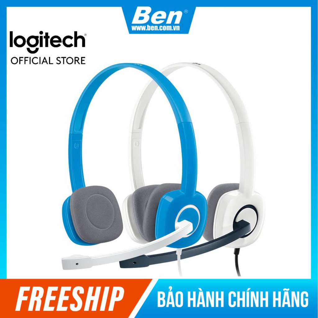 Tai nghe chụp tai LOGITECH H150 (2 Giắc)-Âm thanh nổi - Tai nghe có dây Logitech BH 12T