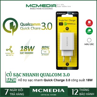 Củ Sạc Nhanh Quick Charge 3 0 BA21A Cóc Sạc Nhanh Cục Sạc Nhanh 18W Hỗ Trợ Sạc Nhanh Điện Thoại