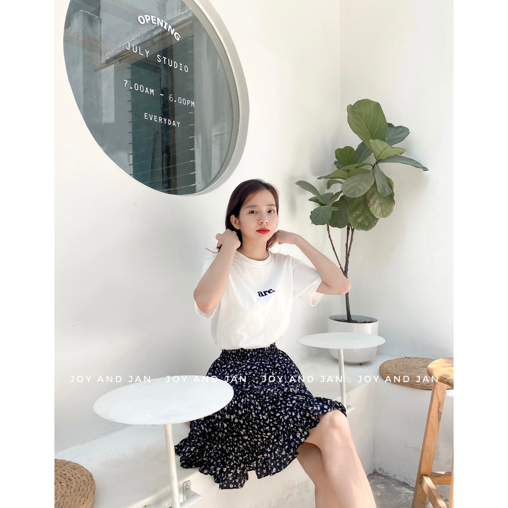 Chân váy ngắn hoa nhí dáng xòe, váy voan hoa có lót quần rất dễ thương V051 (ảnh thật kèm clip) | BigBuy360 - bigbuy360.vn