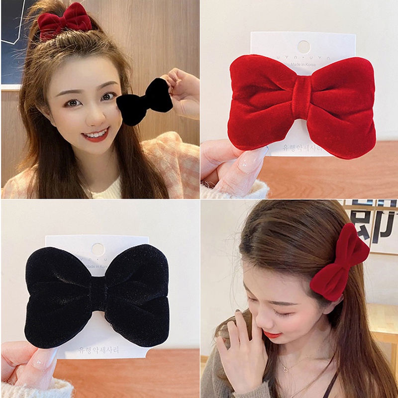 Dây Buộc Tóc Cao Su Đính Nơ Dễ Thương Cho Bé Gái