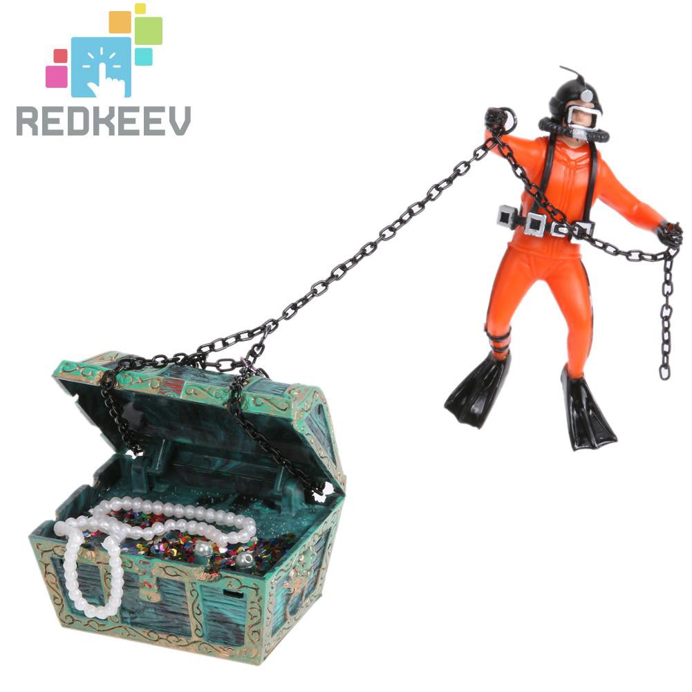 Đồ trang trí Thợ Lặn Đỏkeev 1.13 Trang Trí Bể Cá