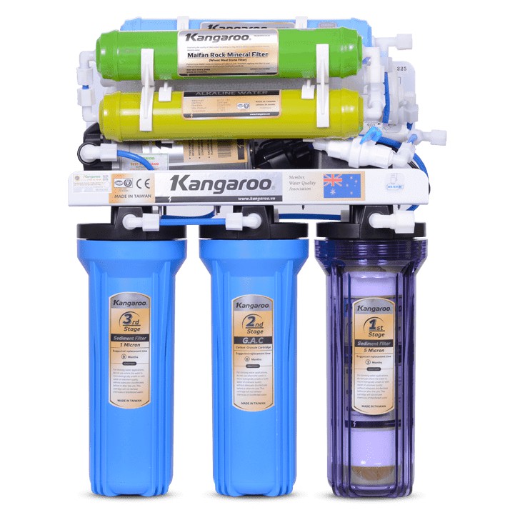 Máy lọc nước RO Kangaroo KG108A không vỏ tủ