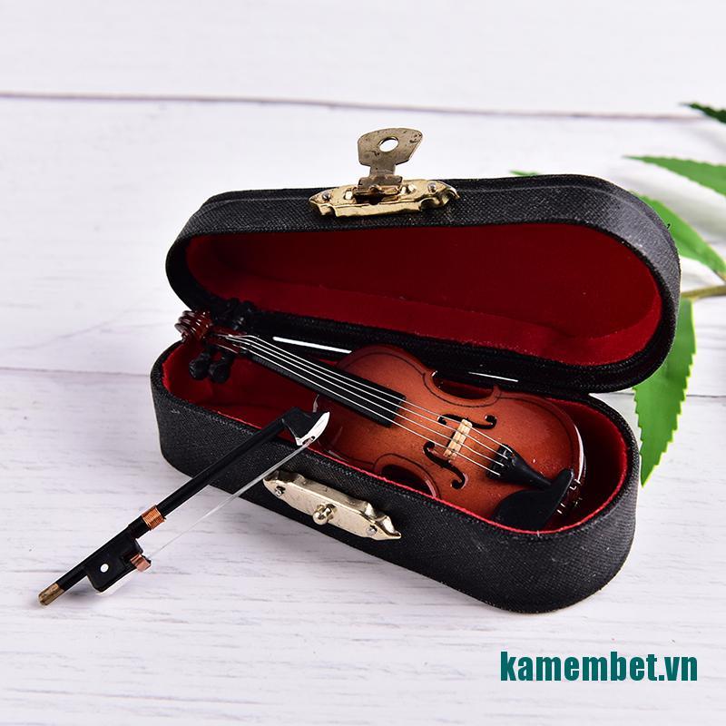 Đàn Violin Mini Chất Liệu Gỗ Kèm Hộp Đựng