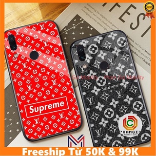 Ốp lưng cho Realme 3 pro/Realme C1/C2 lưng cường lực chống xước họa tiết LV đẹp mắt