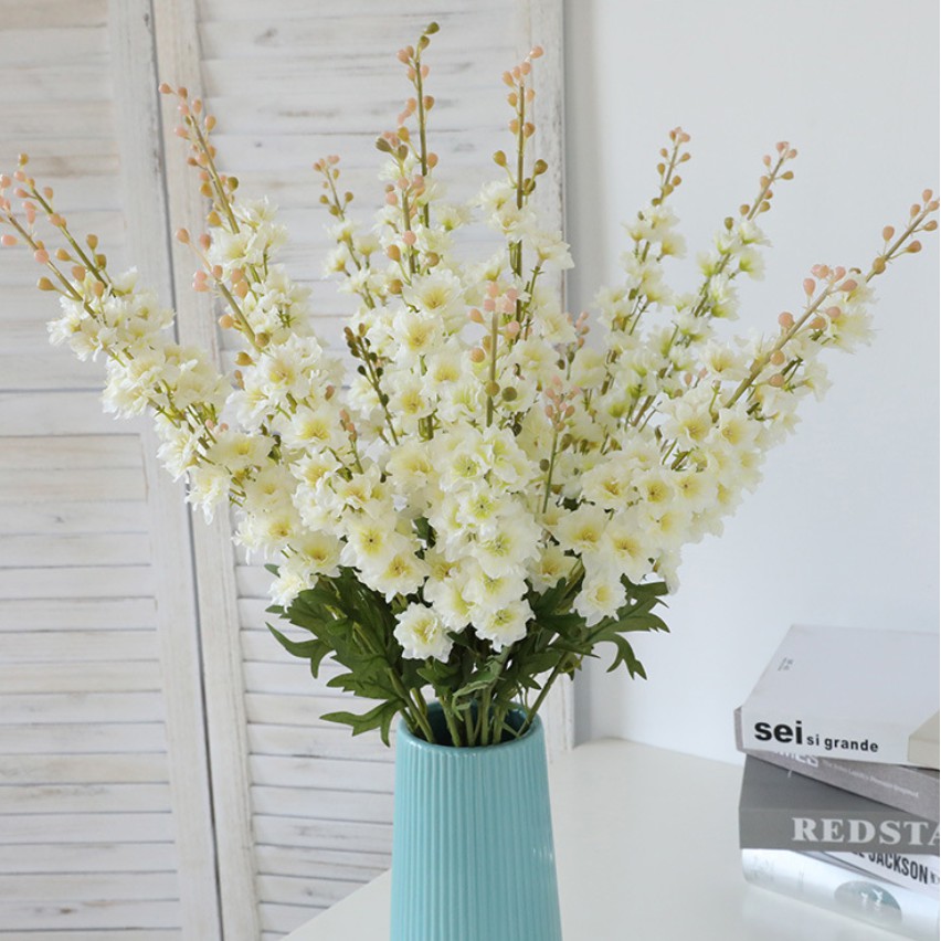 Hoa giả - Hoa Phi Yến Havi (65-70cm) nhiều màu sắc bền, đẹp trang trí thanh mát