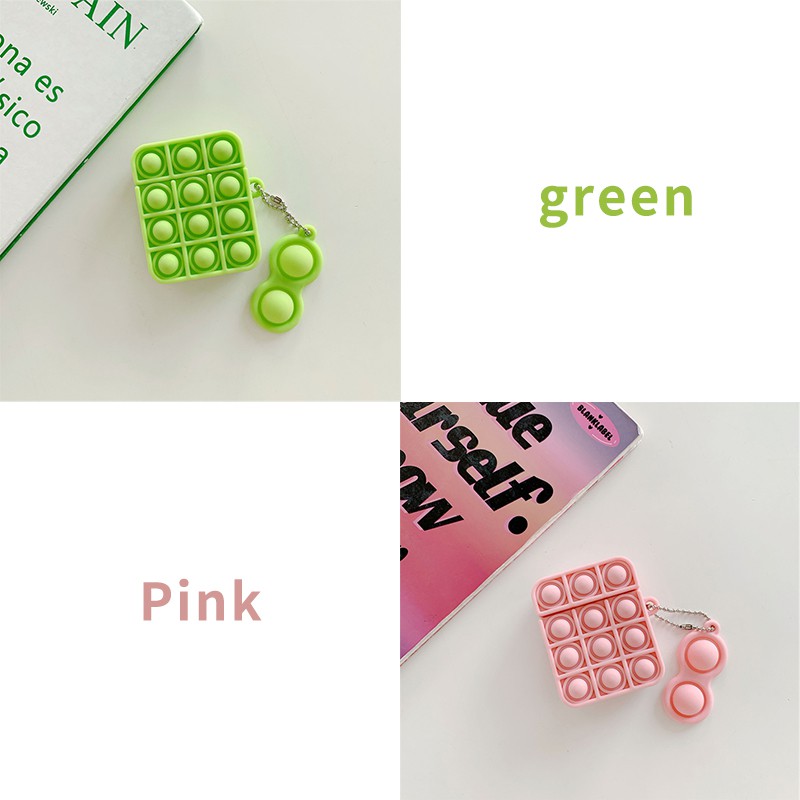 Vỏ silicone Ốp bảo vệ hộp sạc tai nghe Inpods i12 Airpods thiết kế hoạt hình dễ thương Giải nén rất thú vị