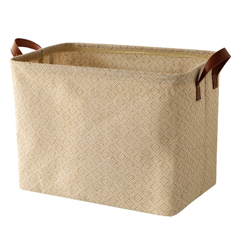 Giỏ Đựng Đồ Giặt Sức Chứa Lớn Bằng Vải Cotton Lanh