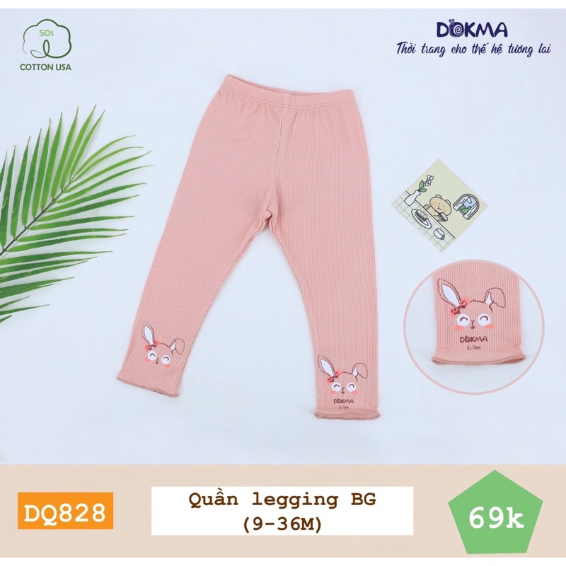 Quần legging bé gái Dokma từ 6 đến 36 tháng