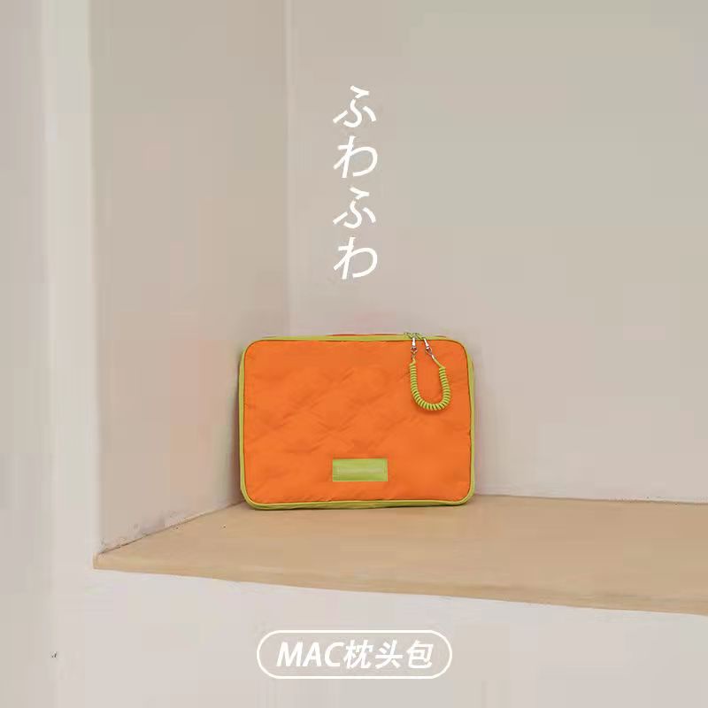 Túi đựng máy tính 16inch màu sắc tương phản dễ thương phong cách Hàn Quốc 2022