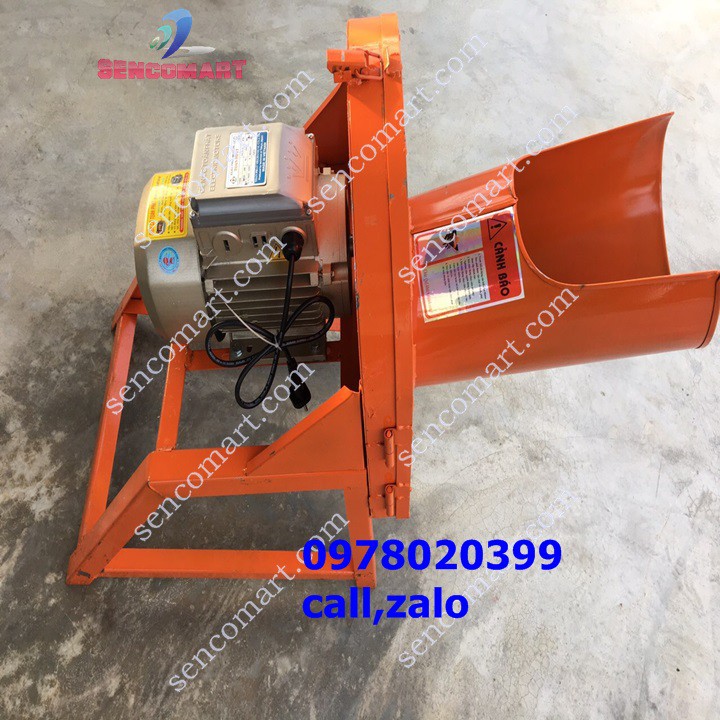 Máy băm chuối nguyên cây chỉ cần băm môt lần đông cơ 1.5kw