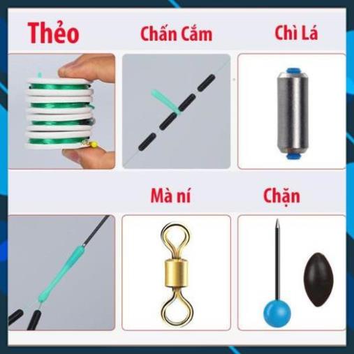 [Chất Lượng] Thẻo cước câu cá buộc sẵn, về chỉ việc đi câu