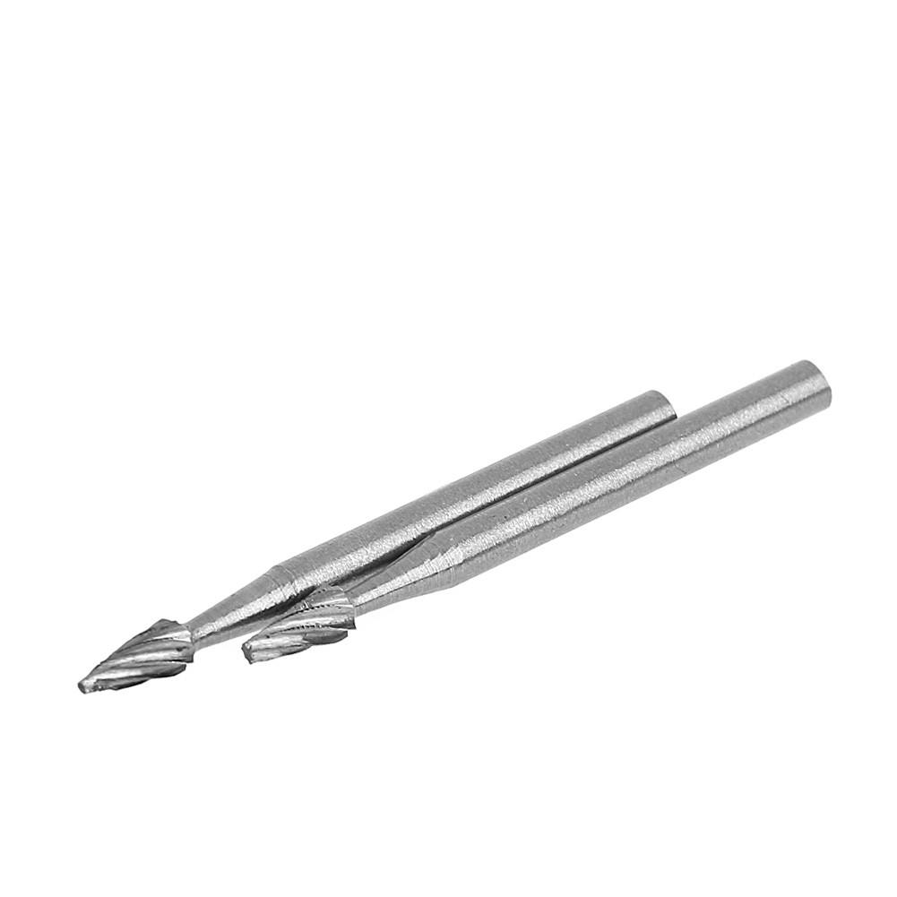 Set 12 mũi khoan cắt phay chất liệu thép gió trục 1/8 Inch tiện dụng