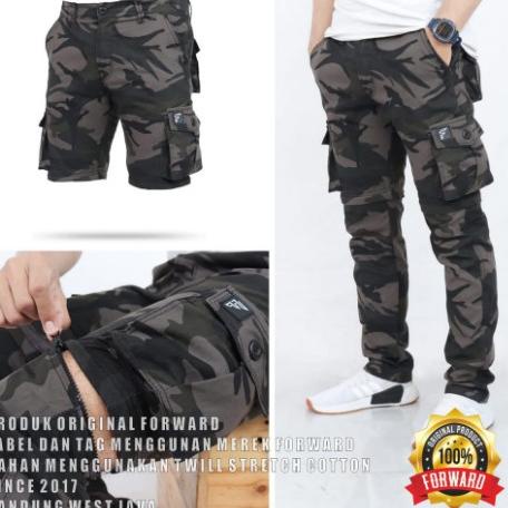 Quần Short Rằn Ri Quân Đội Dgp-52 Cho Nam Có Khóa Kéo Đầu Gối Chính Hãng Frwd!