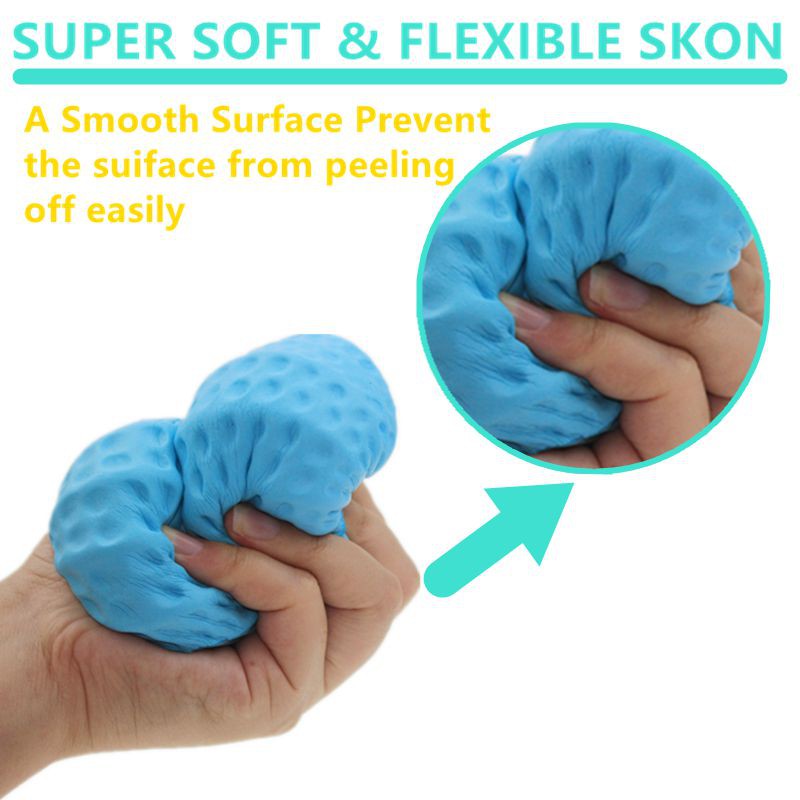 Đồ chơi bóp tay hình hạt đậu phộng lớn 14.5cm giúp giảm căng thẳng