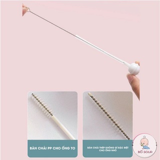 Cọ rửa bình sữa Moonship cao cấp có mút xốp