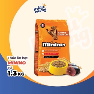 Hạt Minino Cho Mèo Lớn & Nhỏ | Gói 1.3kg