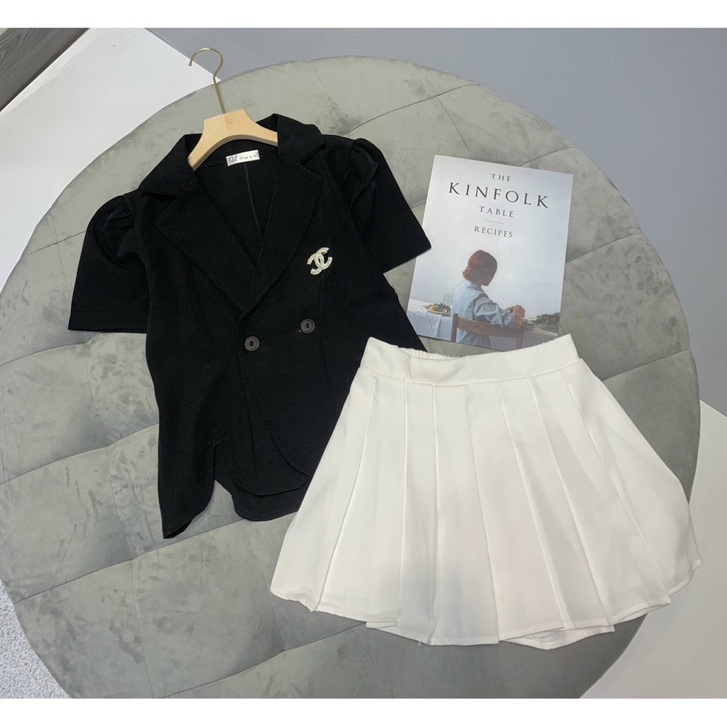 [ Hàng Cao Cấp Loại 1 + Ảnh Thật ] Sét Vest Áo Lượn Sóng Hàng Đẹp Yoni Clothings CD110 | BigBuy360 - bigbuy360.vn