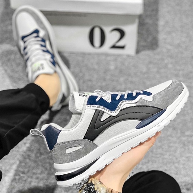 G26 Giày thể thao nam sneaker thoáng khí đế cao su non mềm phong cách cá tính năng động