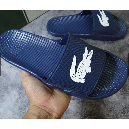 Dép đúc nam  ❤️FREESHIP❤️Lacoste KZ xuất dư màu Xanh Navy  - Rẻ vô địch - Đổi size 7 ngày