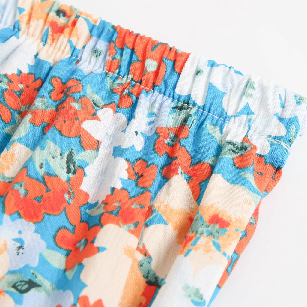 Sanlutoz Áo Công Chúa In Hoa Bằng Vải Cotton Cho Bé Gái Sơ Sinh