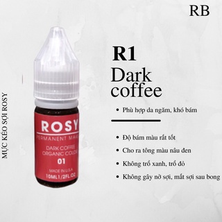 Mực chuyên kéo sợi máy mực đi sợi hairstroke nét bong đậm ROSY