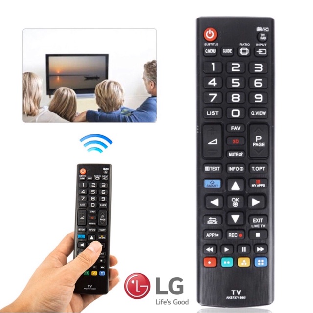 Điều khiển tivi vào các đời tivi lcd Smart lg