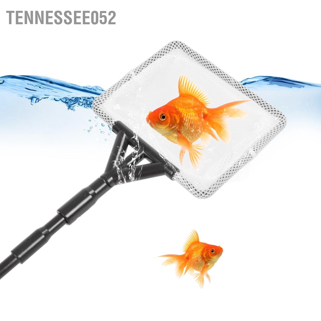 Tennessee052 Bộ vệ sinh bể cá 6 trong 1 làm sạch bền có thể thay thế được với tay cầm kính thiên văn