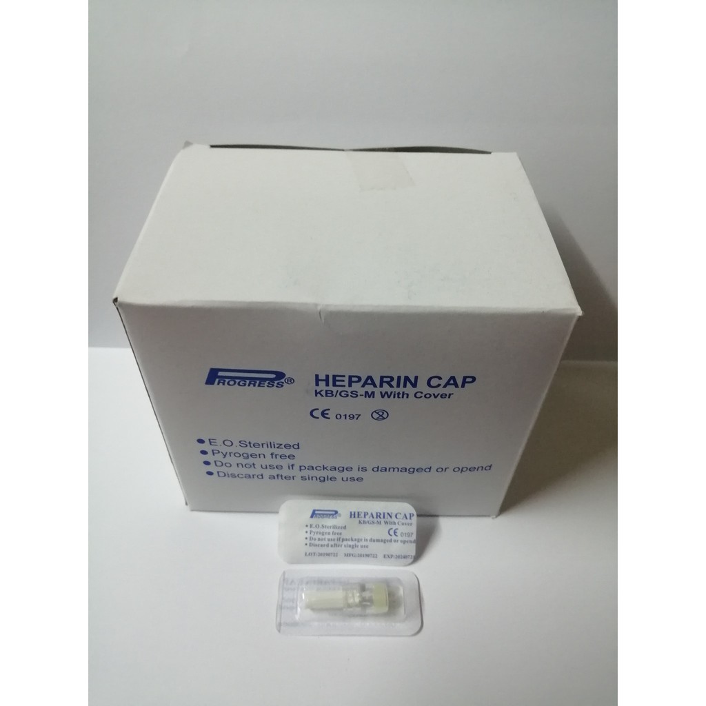 Mũ Heparin có nắp đậy 100