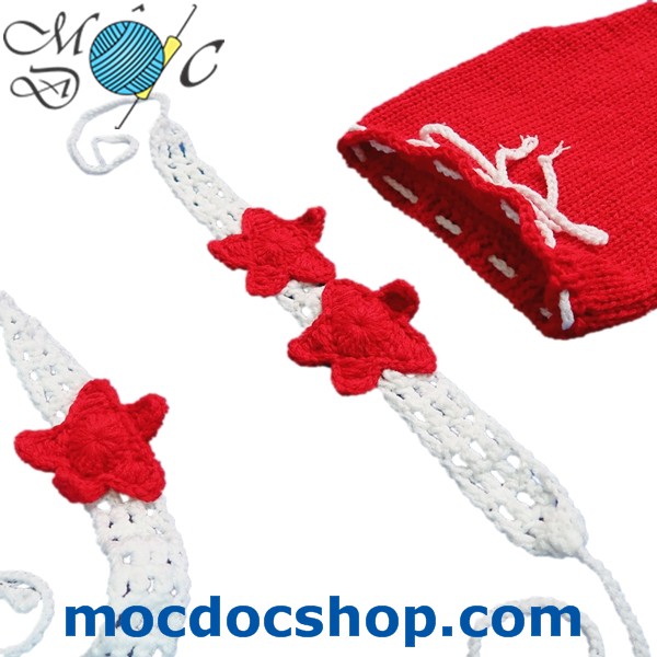 Đồ len handmade nàng tiên cá cho bé gái sơ sinh đến 1 tuổi đi biển chụp hình
