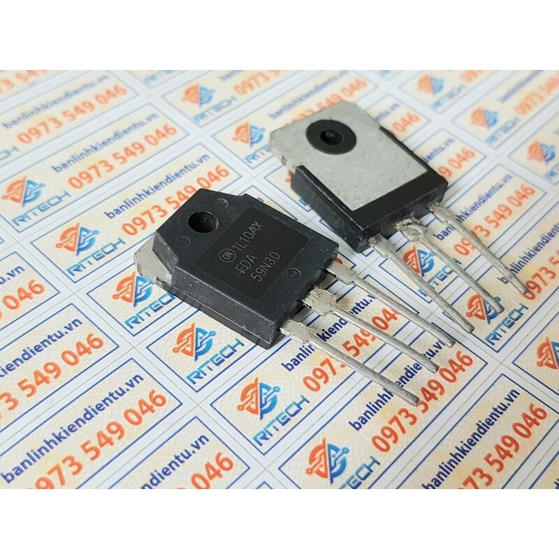 [Combo 3 chiếc] FDA59N30 59N30 MOSFET KÊNH N 59A 300V TO-3P Tháo Máy