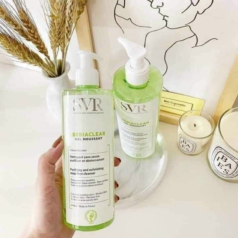Sữa Rửa Mặt SVR cho da dầu mụn,lỗ chân lông to