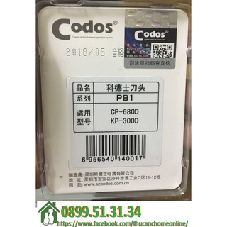 Lưỡi dao thay thế Tông đơ Codos 6800