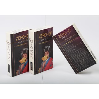 Combo 3 hộp bao cao su siêu mỏng Zero hộp 12c nhập khẩu nhật