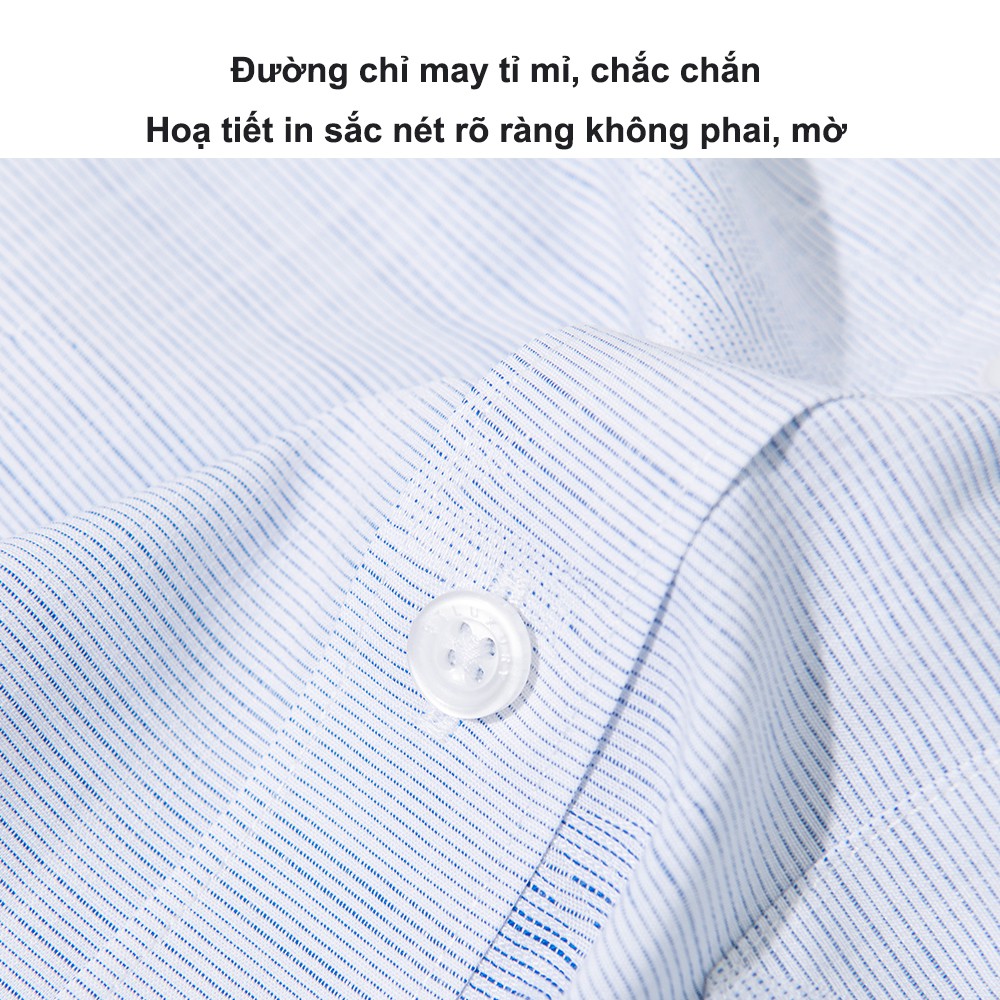 Áo sơ mi nam ngắn tay Biluxury hoạ tiết caro chìm form chuẩn thanh lịch trẻ trung 4SMCH004XNH | BigBuy360 - bigbuy360.vn