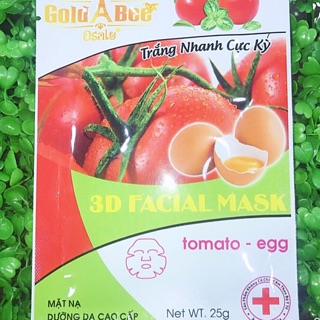 Cơm bo 10 miếng mặt nạ dưỡng da cao cấp Cà chua -trứng gà