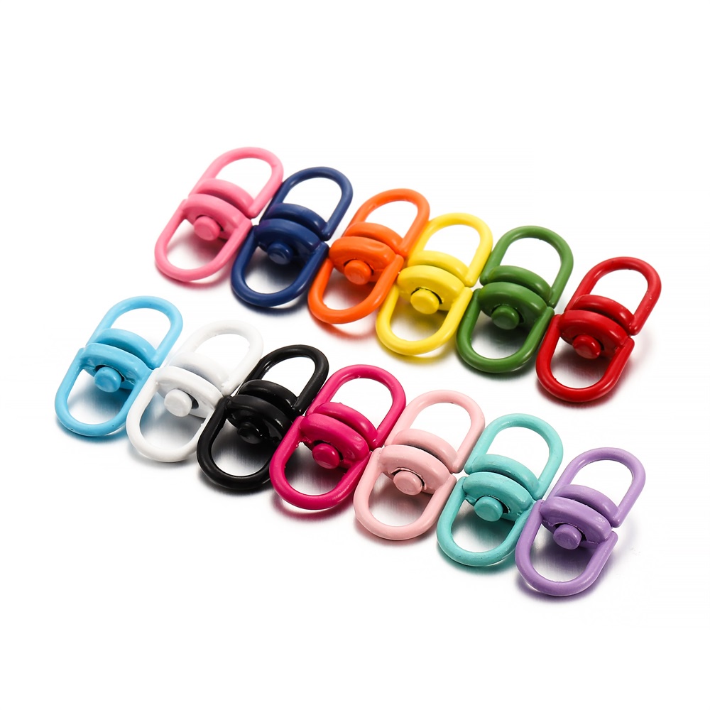 Set 20 vòng kim loại màu kẹo St.kunkka làm móc khóa diy