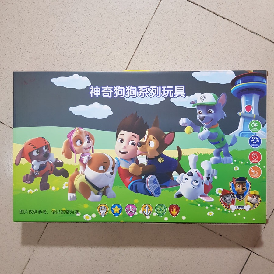 Hộp quà tặng đồ chơi 6 chú chó cứu hộ paw patrol cho bé