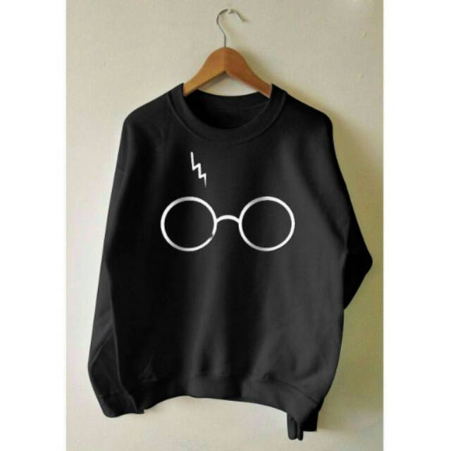 Áo Sweater In Hình Mắt Kính Harry Potter Độc Đáo