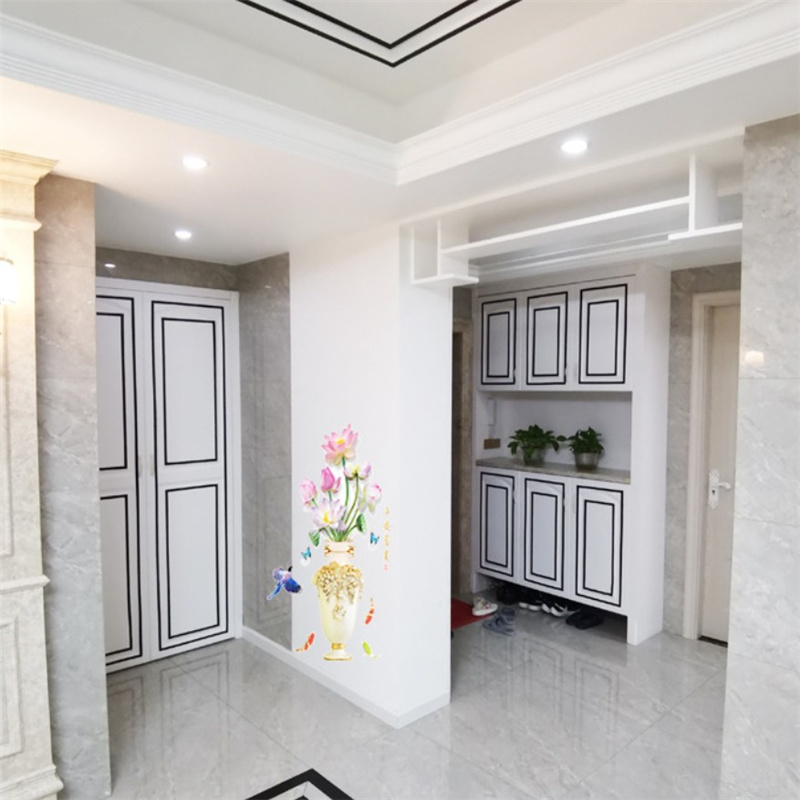 Băng Keo Dán Khe Hở Bằng Gốm Màu Vàng / Bạc / Đen Tự Dính Trang Trí Nhà Cửa