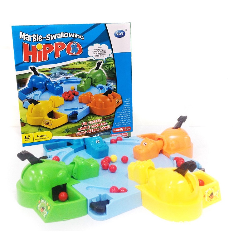 Đồ Chơi Hà Mã Mini Để Bàn Cho Trẻ Em Và Người Lớn