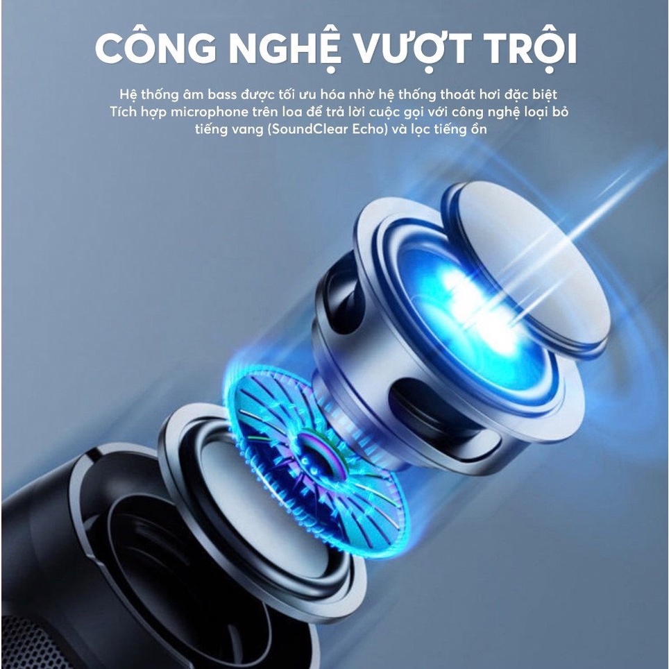 Loa Bluetooth Charge Mini Plus Với Âm Thanh Bass Sống Động, Tích Hợp Khe Cắm Thẻ Nhớ Và USB