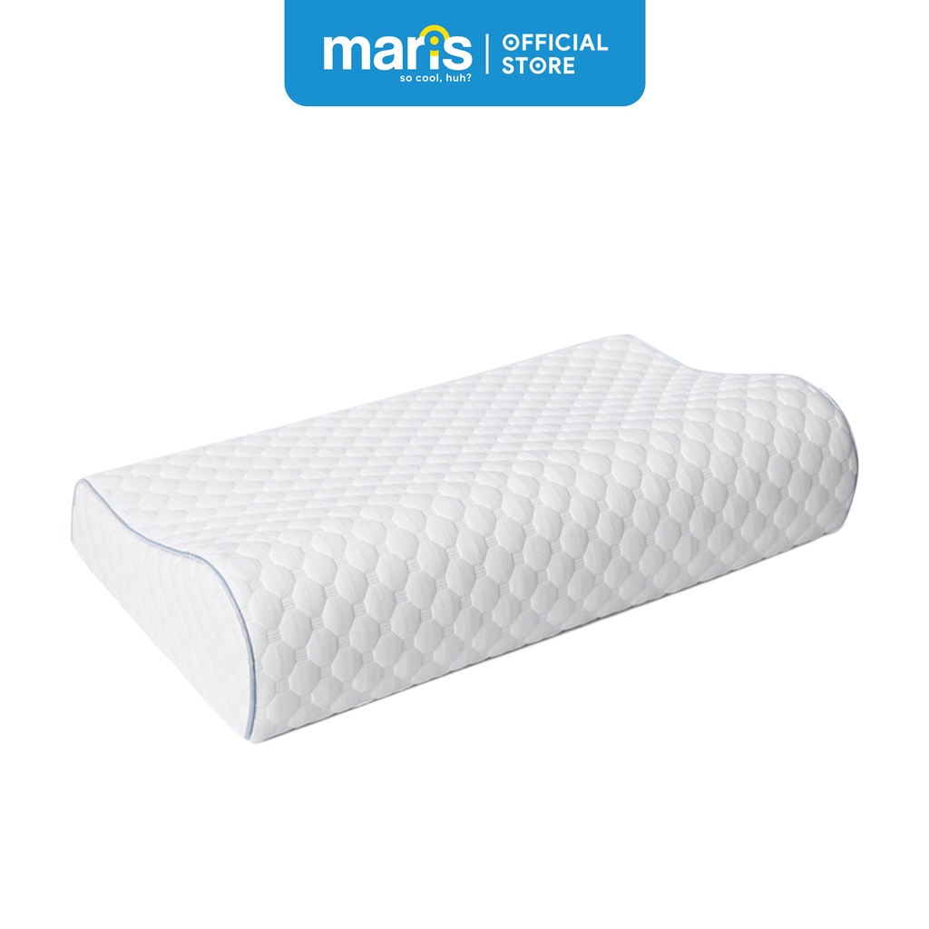 Gối Ngủ Cao Su Non Memory Foam Cao Cấp Maris MR-705, chống đau mỏi vai gáy, đau đốt sống cổ