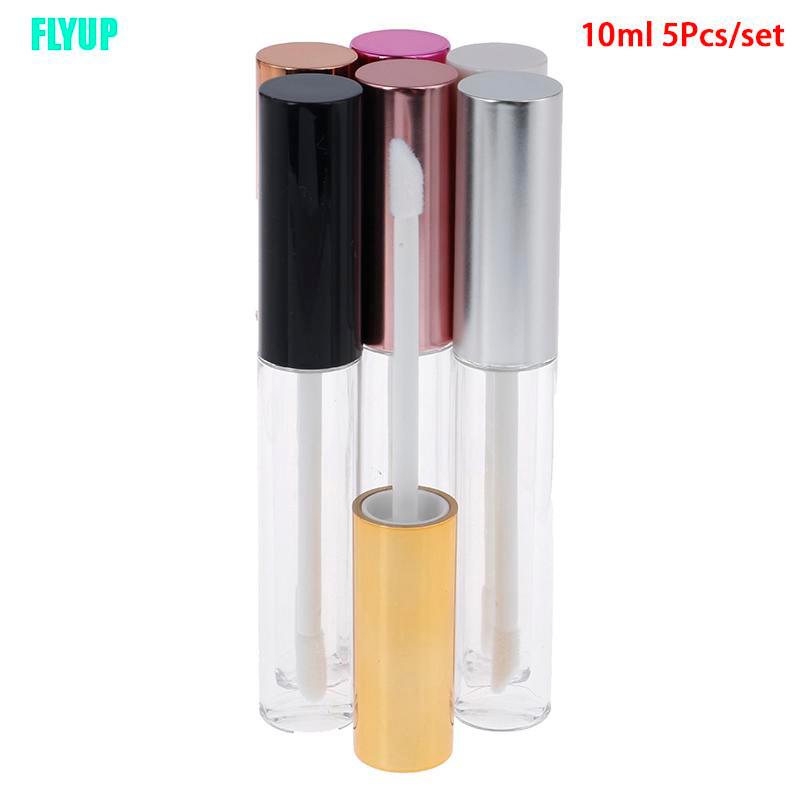 (Hàng Mới Về) Set 5 Ống Rỗng 10ml Đựng Son Môi Tiện Dụng | BigBuy360 - bigbuy360.vn