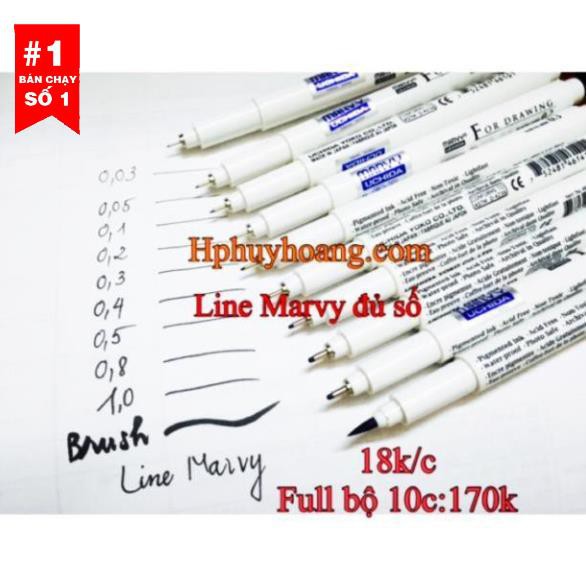 BÚT LINE MARVY UCHIDA