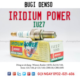 Bugi Denso Iridium IU27 - Bugi bạch kim