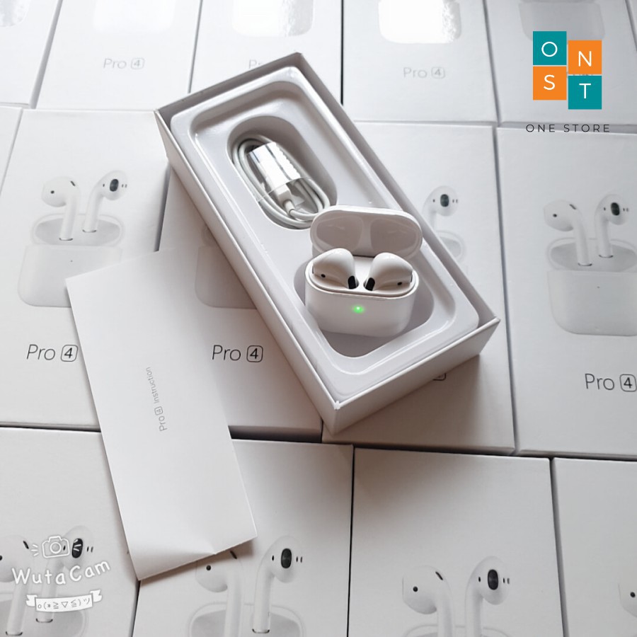 [ Hàng loại 1 ] Tai nghe bluetooth airpods pro mini 4 Hỗ trợ mic 2 tai Đổi tên - Định vị - Chống ồn chủ Động