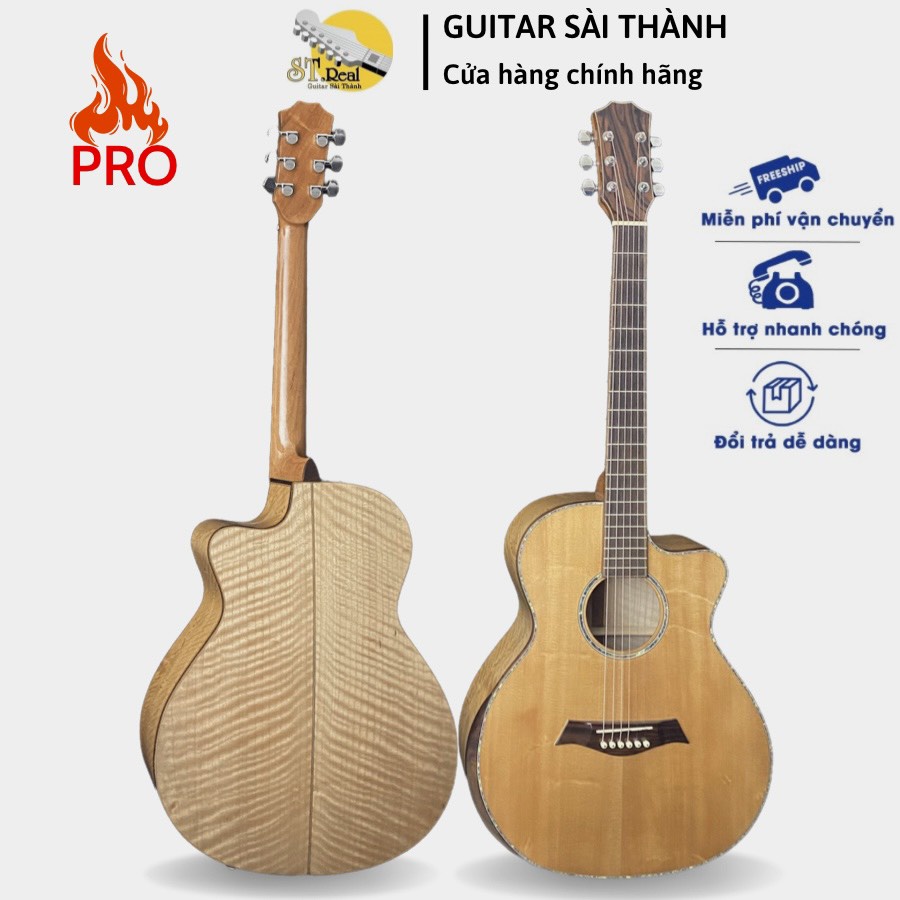 Đàn Guitar Phiên Bản Pro Cao Cấp Mã ST-HM3 Chính Hãng ST.Real Guitar Sài Thành